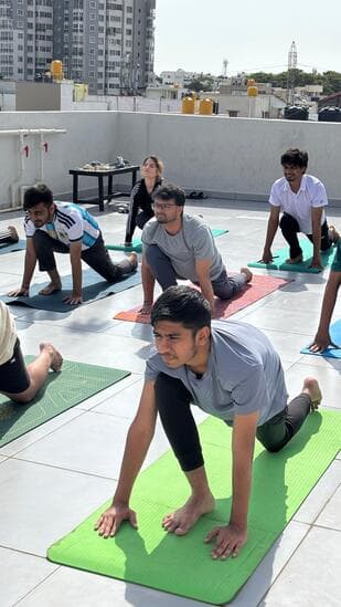 Moving with mindfulness. 🧘